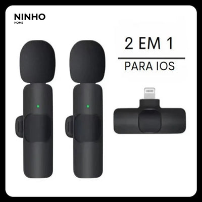 Mini Microfone de Lapela